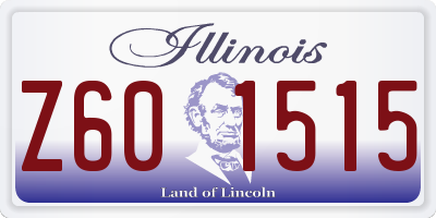 IL license plate Z601515