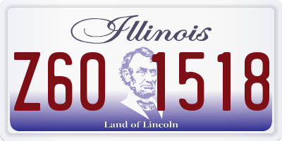 IL license plate Z601518