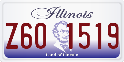 IL license plate Z601519