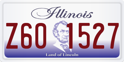IL license plate Z601527