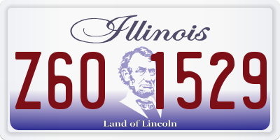 IL license plate Z601529