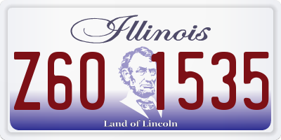 IL license plate Z601535