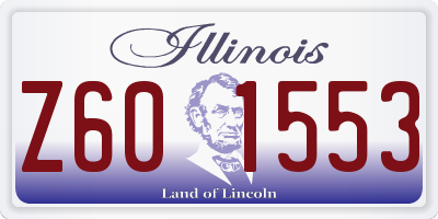 IL license plate Z601553