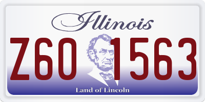 IL license plate Z601563