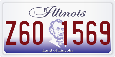 IL license plate Z601569