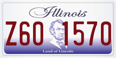 IL license plate Z601570