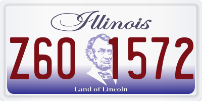 IL license plate Z601572