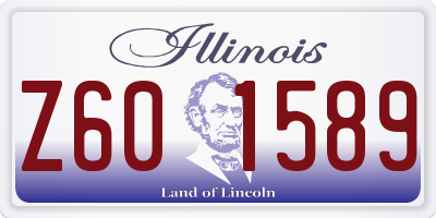 IL license plate Z601589