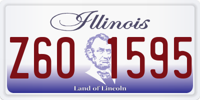 IL license plate Z601595