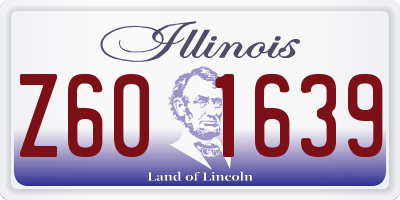 IL license plate Z601639
