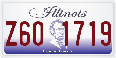 IL license plate Z601719