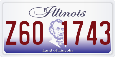 IL license plate Z601743