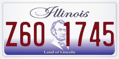 IL license plate Z601745