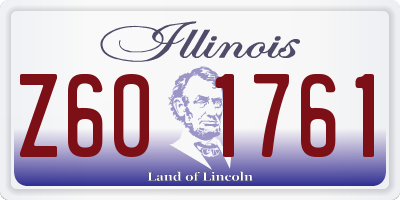 IL license plate Z601761