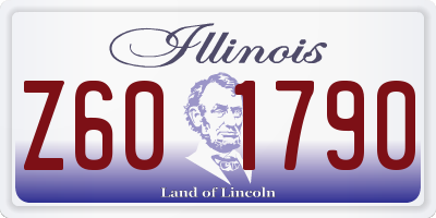 IL license plate Z601790