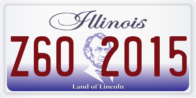 IL license plate Z602015
