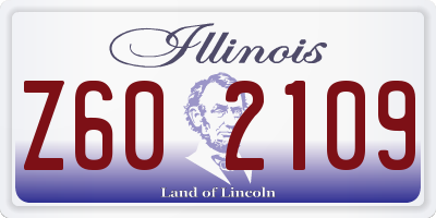 IL license plate Z602109
