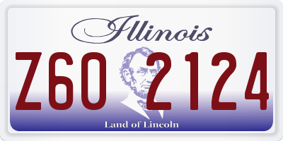 IL license plate Z602124