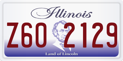 IL license plate Z602129
