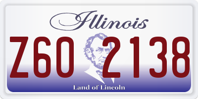 IL license plate Z602138
