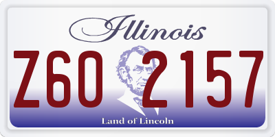 IL license plate Z602157
