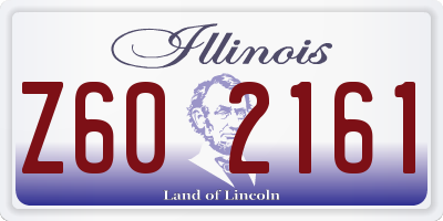 IL license plate Z602161