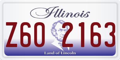 IL license plate Z602163