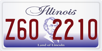 IL license plate Z602210