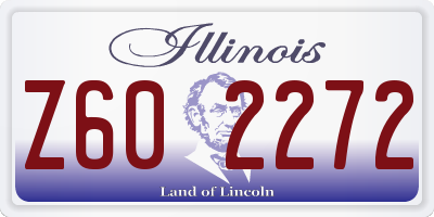 IL license plate Z602272