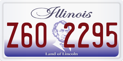 IL license plate Z602295