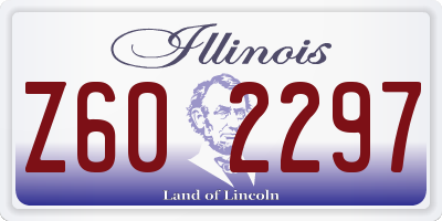 IL license plate Z602297