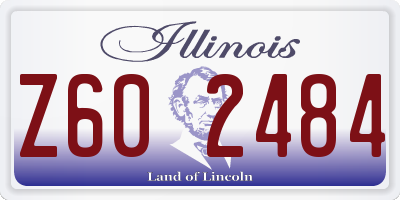 IL license plate Z602484