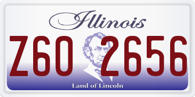 IL license plate Z602656