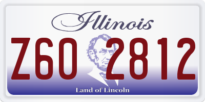 IL license plate Z602812