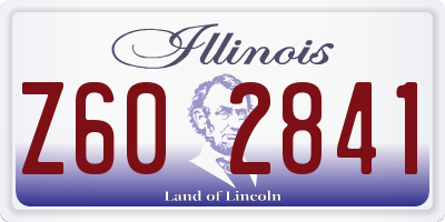 IL license plate Z602841