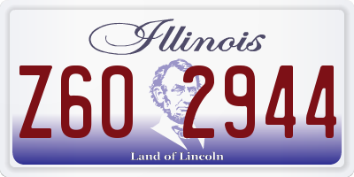 IL license plate Z602944