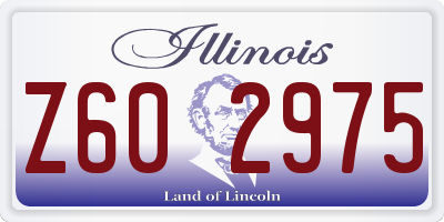 IL license plate Z602975