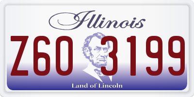 IL license plate Z603199