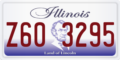 IL license plate Z603295