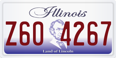 IL license plate Z604267