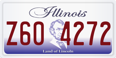 IL license plate Z604272
