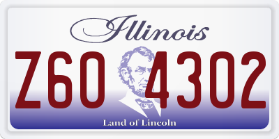 IL license plate Z604302