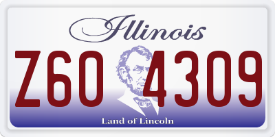 IL license plate Z604309