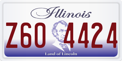IL license plate Z604424