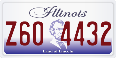 IL license plate Z604432