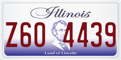 IL license plate Z604439