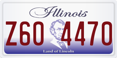IL license plate Z604470