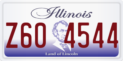 IL license plate Z604544