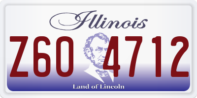 IL license plate Z604712