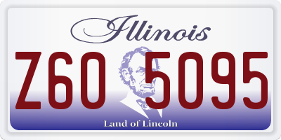 IL license plate Z605095